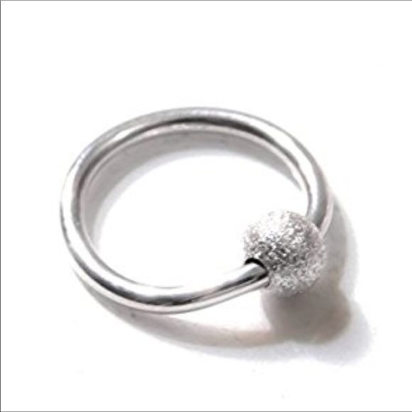 💕NIB Stardust Captive Bead Septum/Nose Ring Hoop💕 - Picture 2 of 14